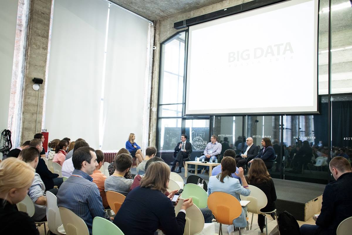 Big data panel presented to a professional audience